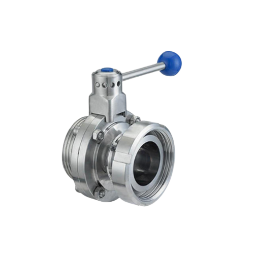 Stainless Steel Sanitary Male Threading Nut Butterfly Valves Buy